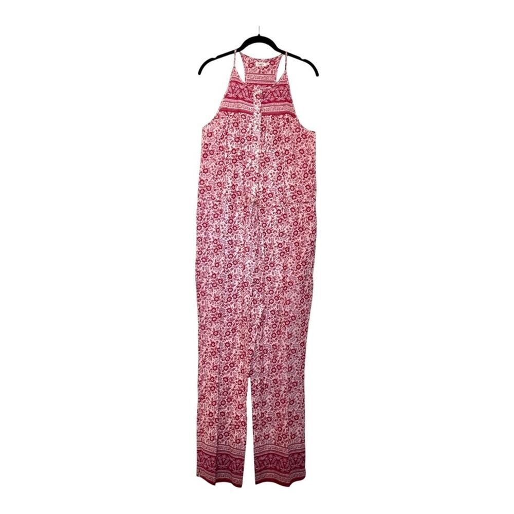 Faherty Adella Jumpsuit in Sun Up Black Print Size S